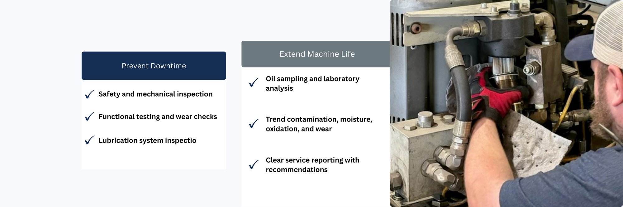 Prevent Downtown / Extend Machine Life