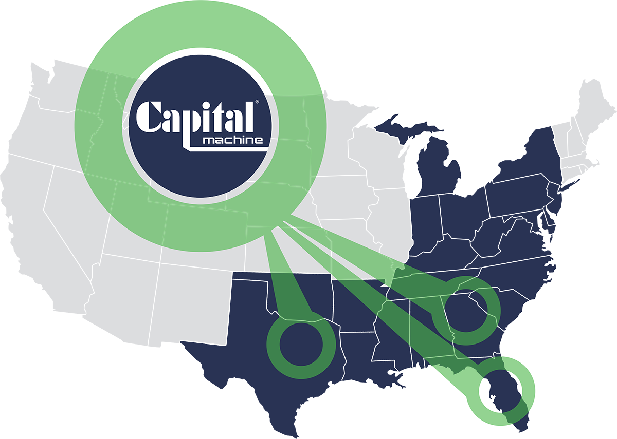 Capital Machine PM Launch map